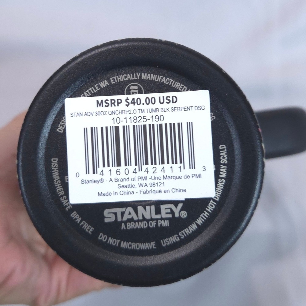 Stanley Calia Quencher H2.0 FlowState 30oz Tumbler Black Serpent Limited Straw - Picture 6 of 10